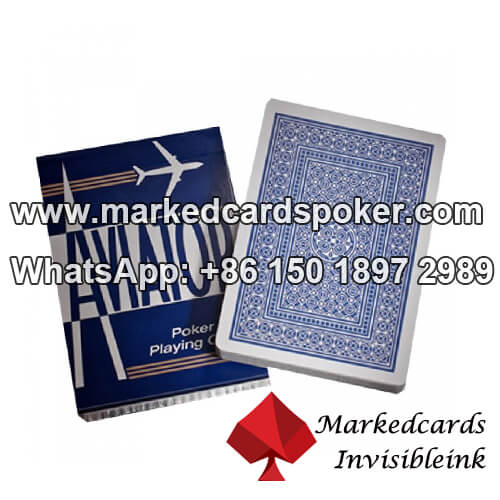 Aviator marking cards for poker scanner
