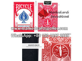 bicycle maiden marked cards
