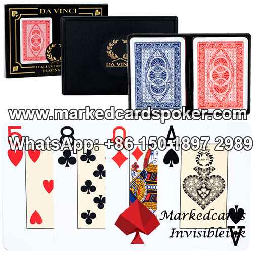 Da Vinci marked cards tricks