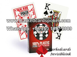 Invisible Ink Edge Side Barcode Marked Playing Cards
