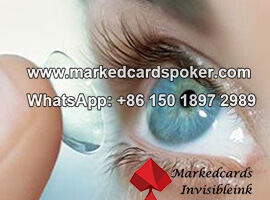 Green Eyes Infrared Contact Lenses For Playing Cards