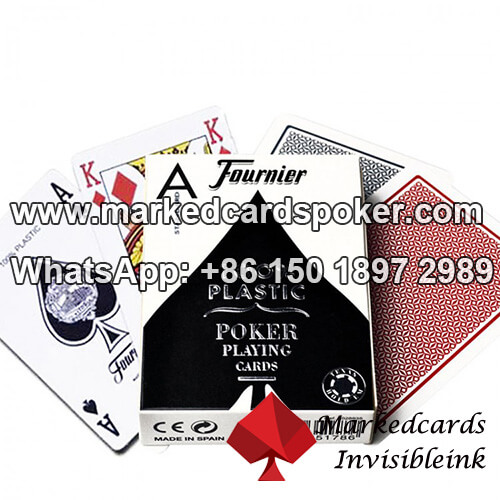 Fournier 2800 Barcode markiert unsichtbare Karten für Poker Analysator Geräte