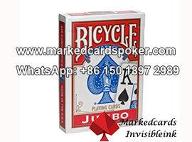 Ultimate marked deck red Bicycle