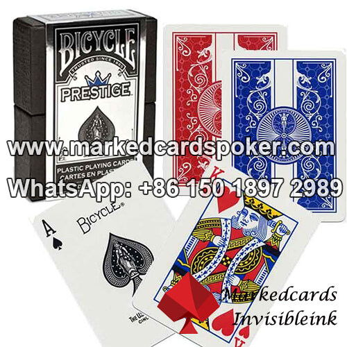 Red Plastic Poker Ultiamte Bicycle Cards