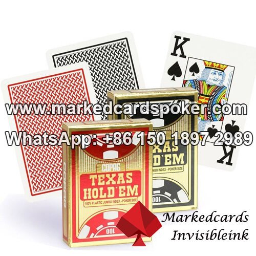 Baralho de Poker Texas Hold'em Vermelho Baralhos