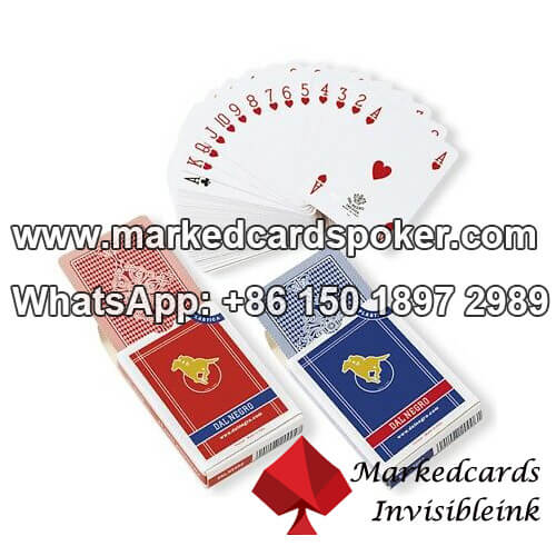Red And Blue Color Dal Negro Cards Decks