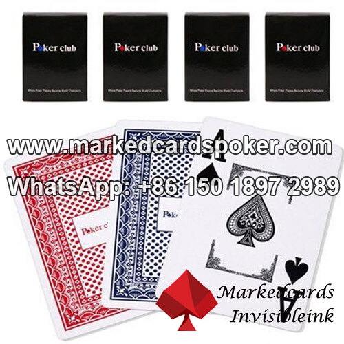 Codigo de barra lateral de borde marcado tarjetas para camara de poquer