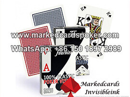 Fournier marked poker cards