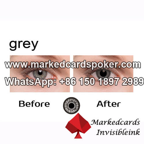 Marked Playing Cards With Infrared Contact Lenses For Grey Eyes 
