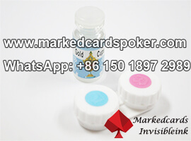 UV / IR Invisible Ink Contact Lenses for Marked Poker Cards