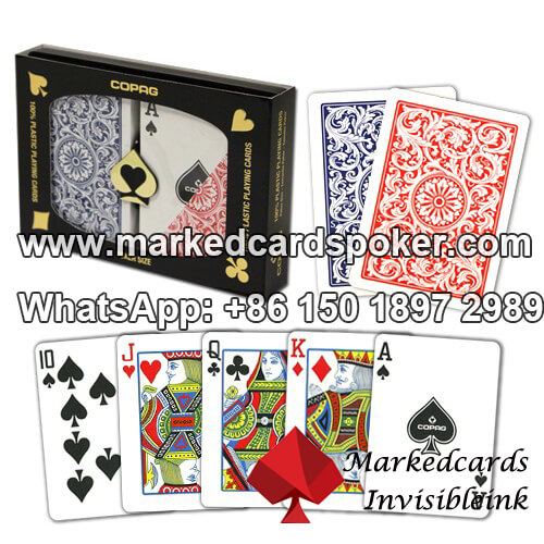 Copag 1546 tamanho do poker tamanho regular marcado jogando cartas