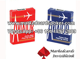 Aviator marked deck of cards