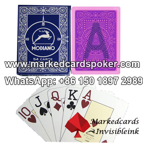 Modiano poker marked cards