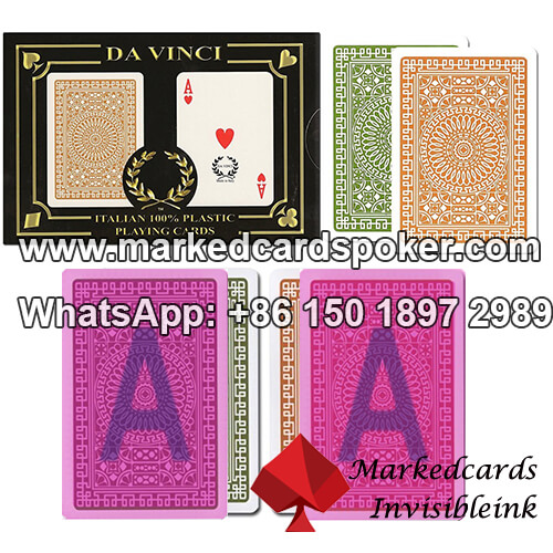 Modiano Da Vinci Marked Playing Cards