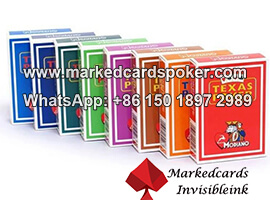 Marked Special Invisible Ink Modiano Cards For Poker Analyzer