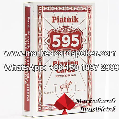 Kontaktlinsen Markierte Karten von Piatnik 595 Poker