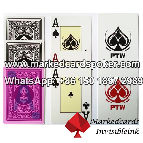 Unsichtbare Tinte zu Markierten PTW Poker Karten
