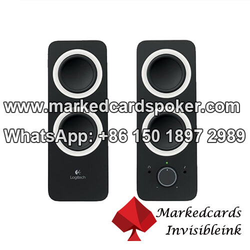Wall speaker infrared poker lens