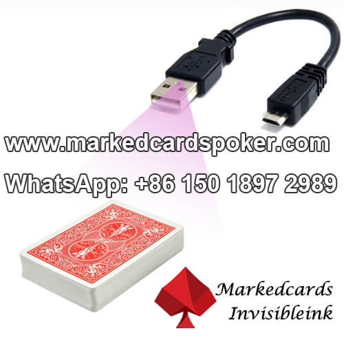USB Marked Playing Cards Poker Scanner