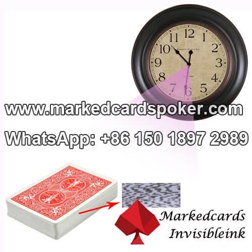 Clock reader poker scan camera